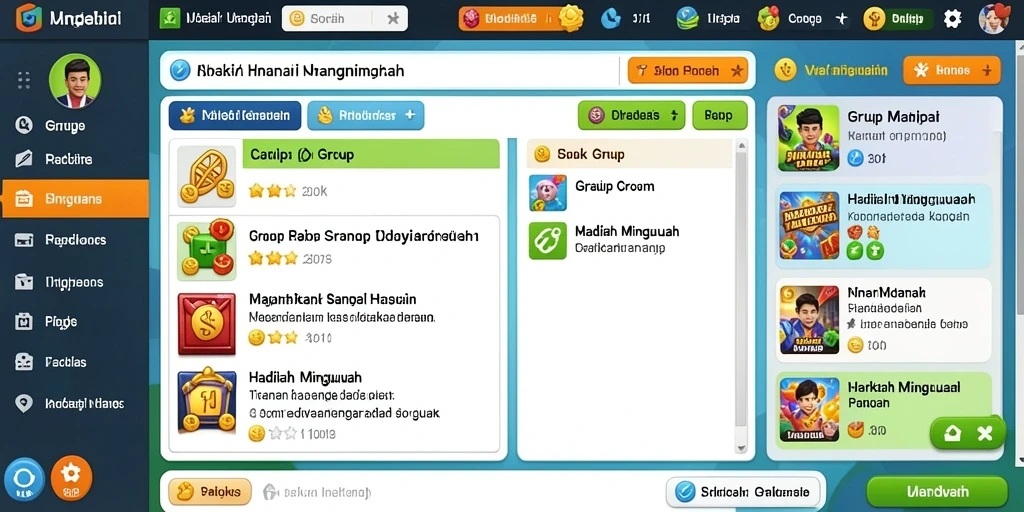 Tampilan antarmuka yang user-friendly.