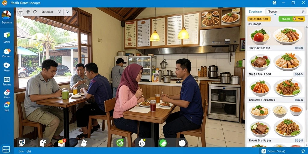 Tampilan utama permainan dengan grafis yang fantastis.