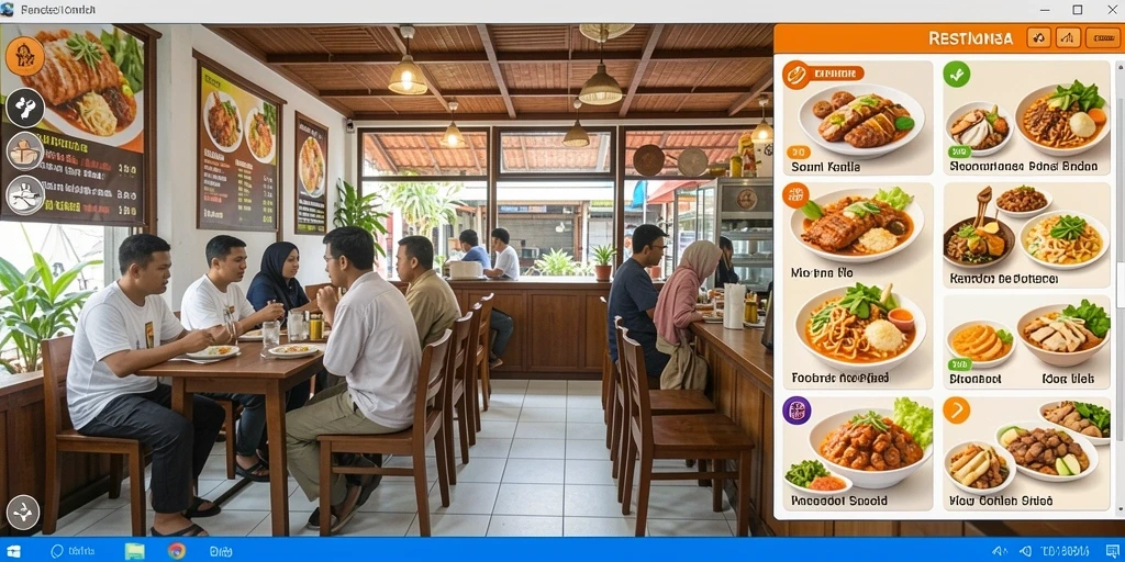 Tampilan grafis yang memukau dalam game.