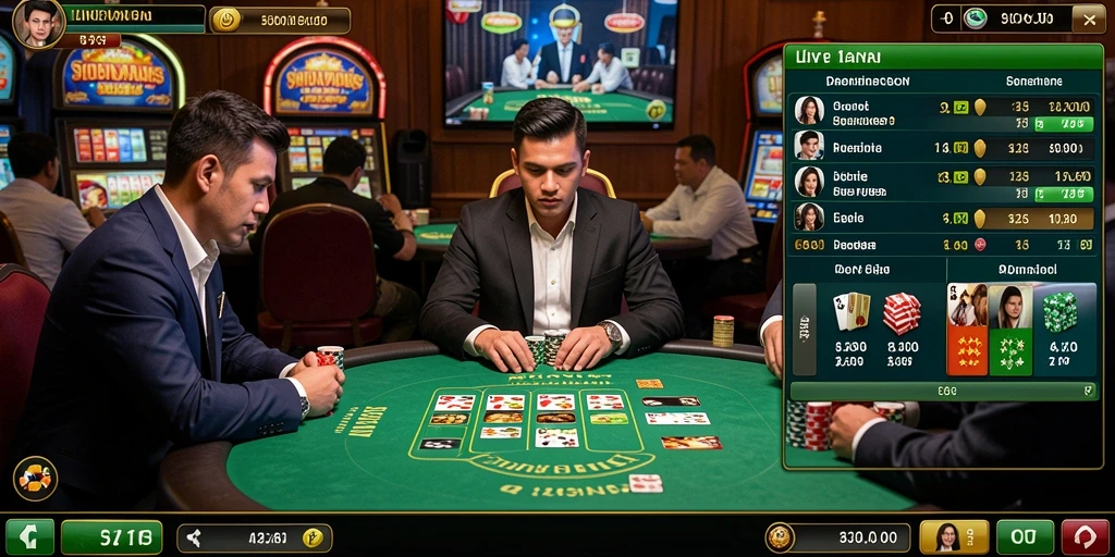 Screenshot 1 menampilkan antarmuka utama HOKI8815 yang menarik.