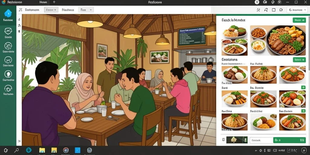 Tampilan antarmuka yang menarik dan mudah dinavigasi.