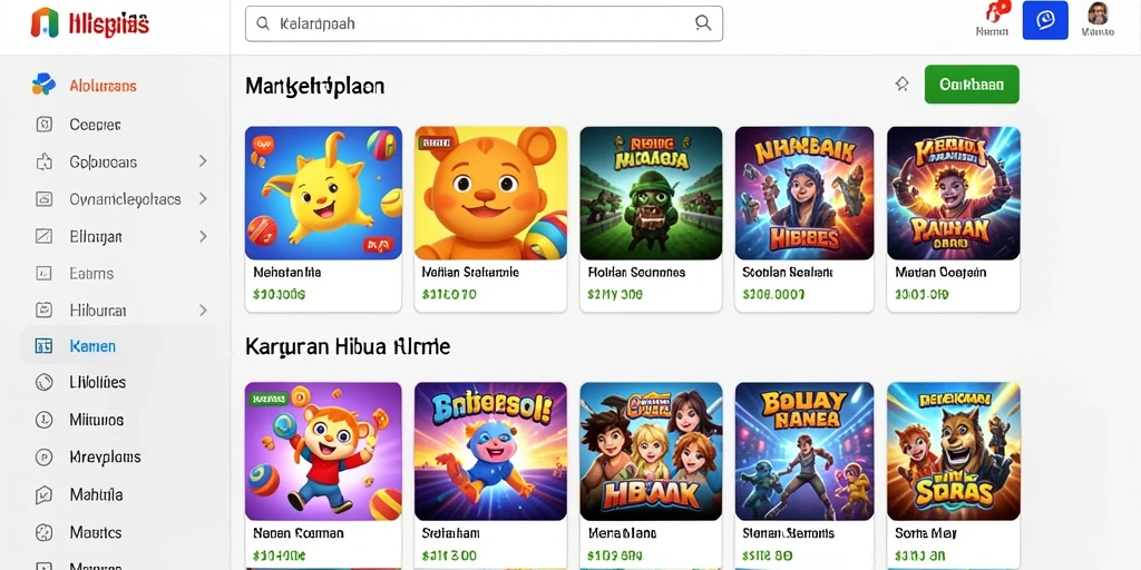 Tampilan antarmuka pengguna yang intuitif.