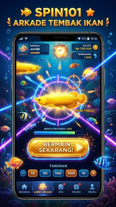 Galeri pratinjau visual spin101 build APK resmi terbaru